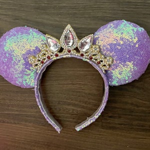 Lost Princess Ears, Tangled Ears, Tangled Tiara Ears, Mickey Ears, Rapunzel Ears