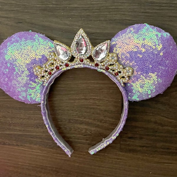 Lost Princess Ears, Tangled Ears, Tangled Tiara Ears, Mickey Ears, Rapunzel Ears