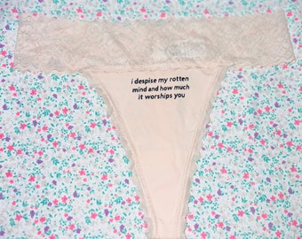 Custom Thong Panty Women’s Underwear | Funny Thong | Lana | Olivia Rodrigo | Lingerie | Birthday | Gifts for Her | Name Thong | Swiftie