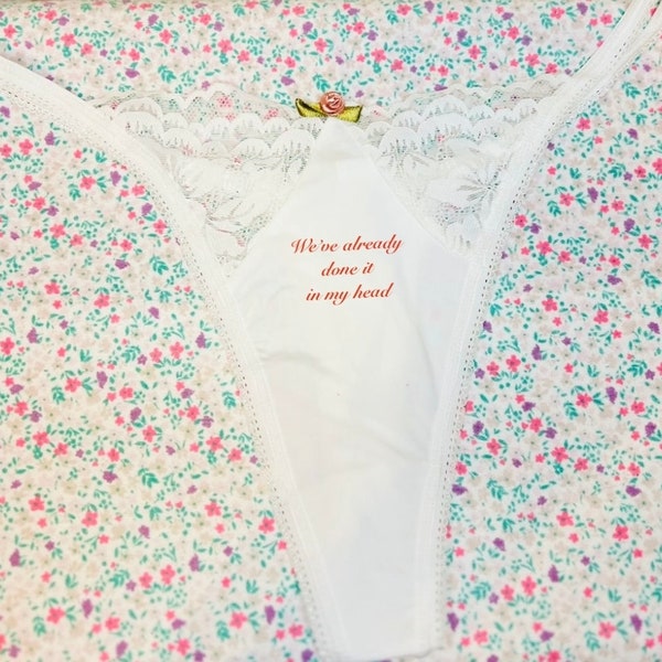 Boyfriend Panty | Women’s Custom Panty | Daddy | Name Panty | Funny Thong | Bachelorette | But Daddy I Love Him | Gifts for Her | Bridesmaid