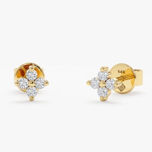 5 stone diamond earrings top