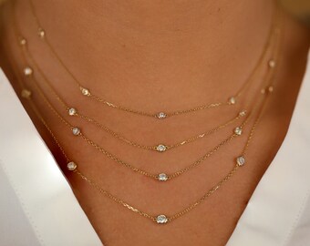 diamonds by the yard sprinkle necklace