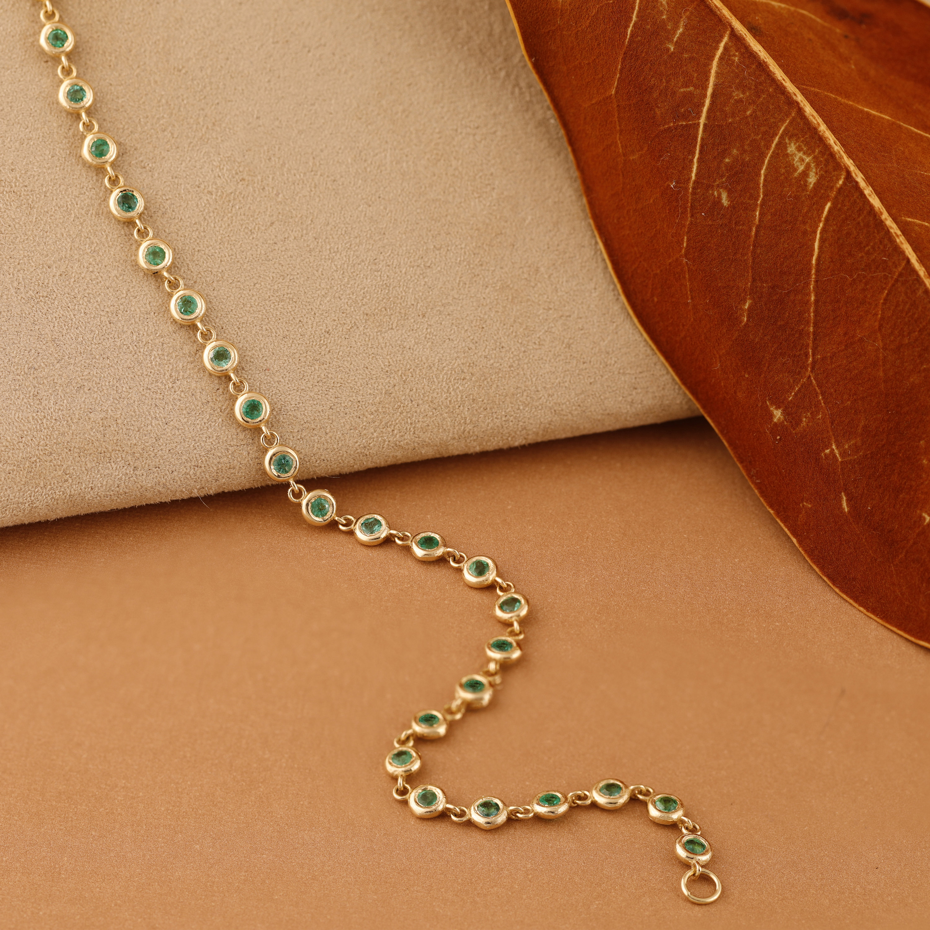 14k Gold Emerald Tennis Bracelet Emerald Bracelet Emerald by Etsy