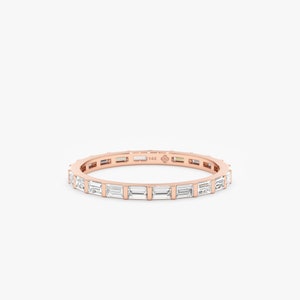 rose gold full eternity ring