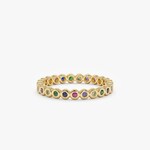 Gemstone Stacking Rings