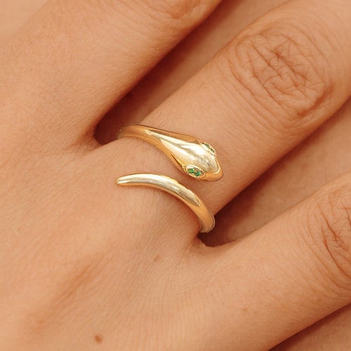 ☆たか様専用☆【SOFTMACHINE】SNAKE GOLD RING Automic Gold Snake