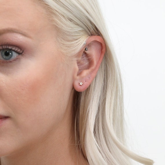 sold as single piece 14k Single Stud Diamond Earring sold as single piece 14k Single Stud Diamond Earring