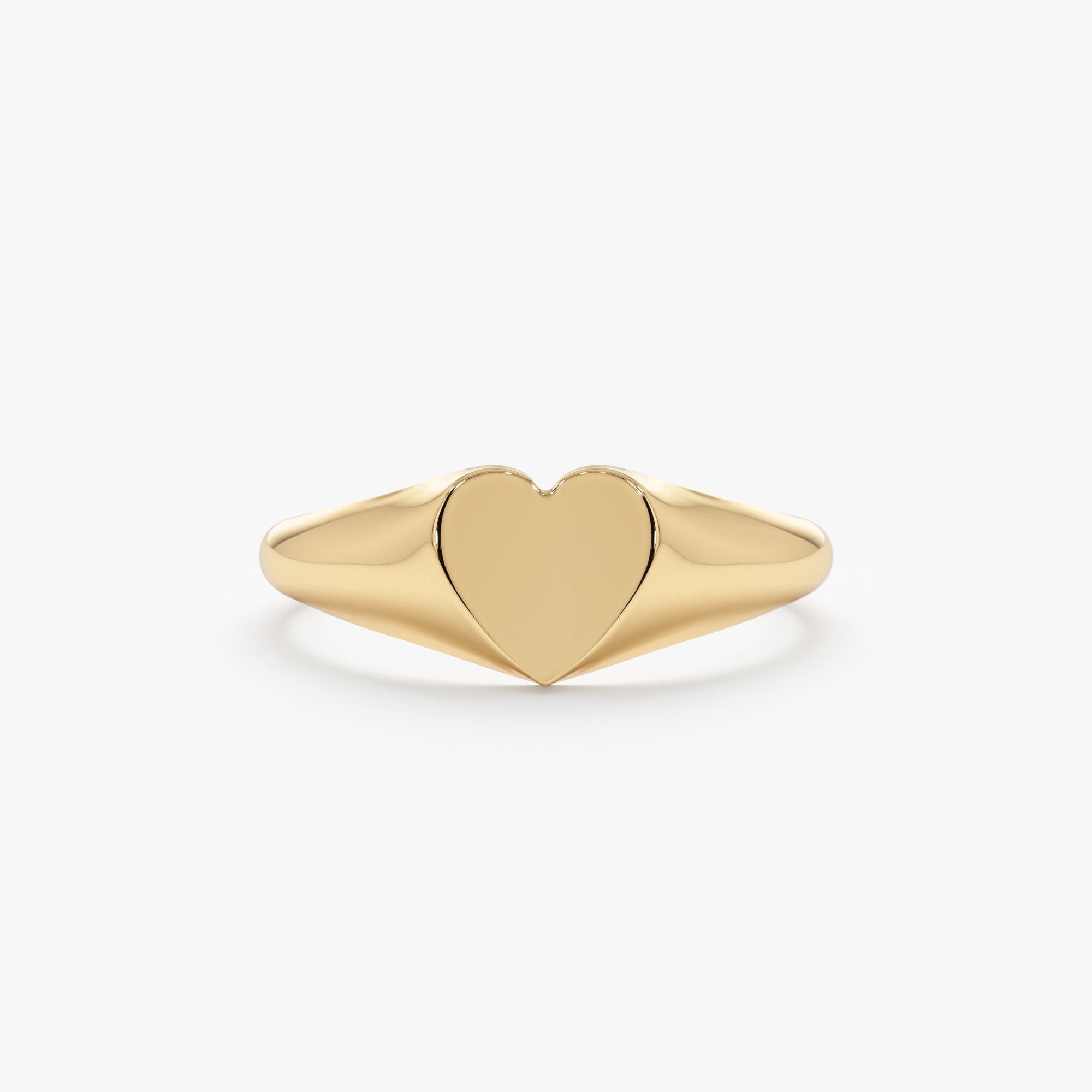 Essential Heart Ring, 10 / 18K Gold Plated| Nominal