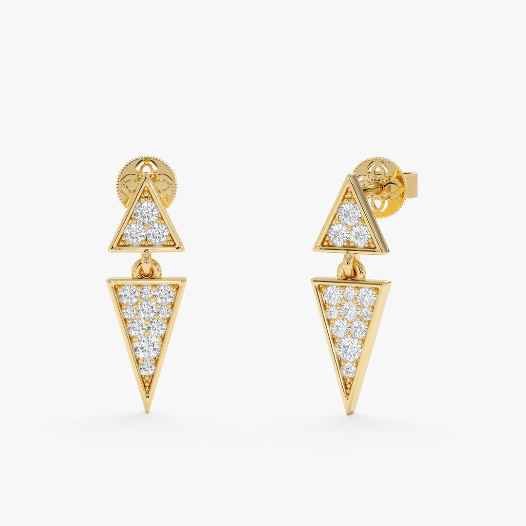 Triangle earring