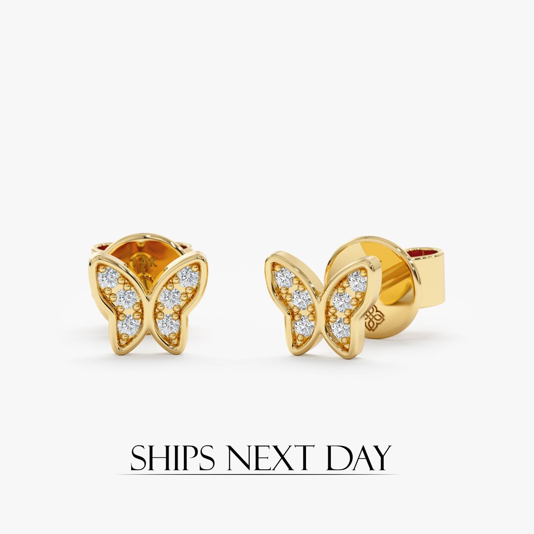 [LLOYD] 14K☆Butterfly Earrings effy-earring-vz0cx13d74-