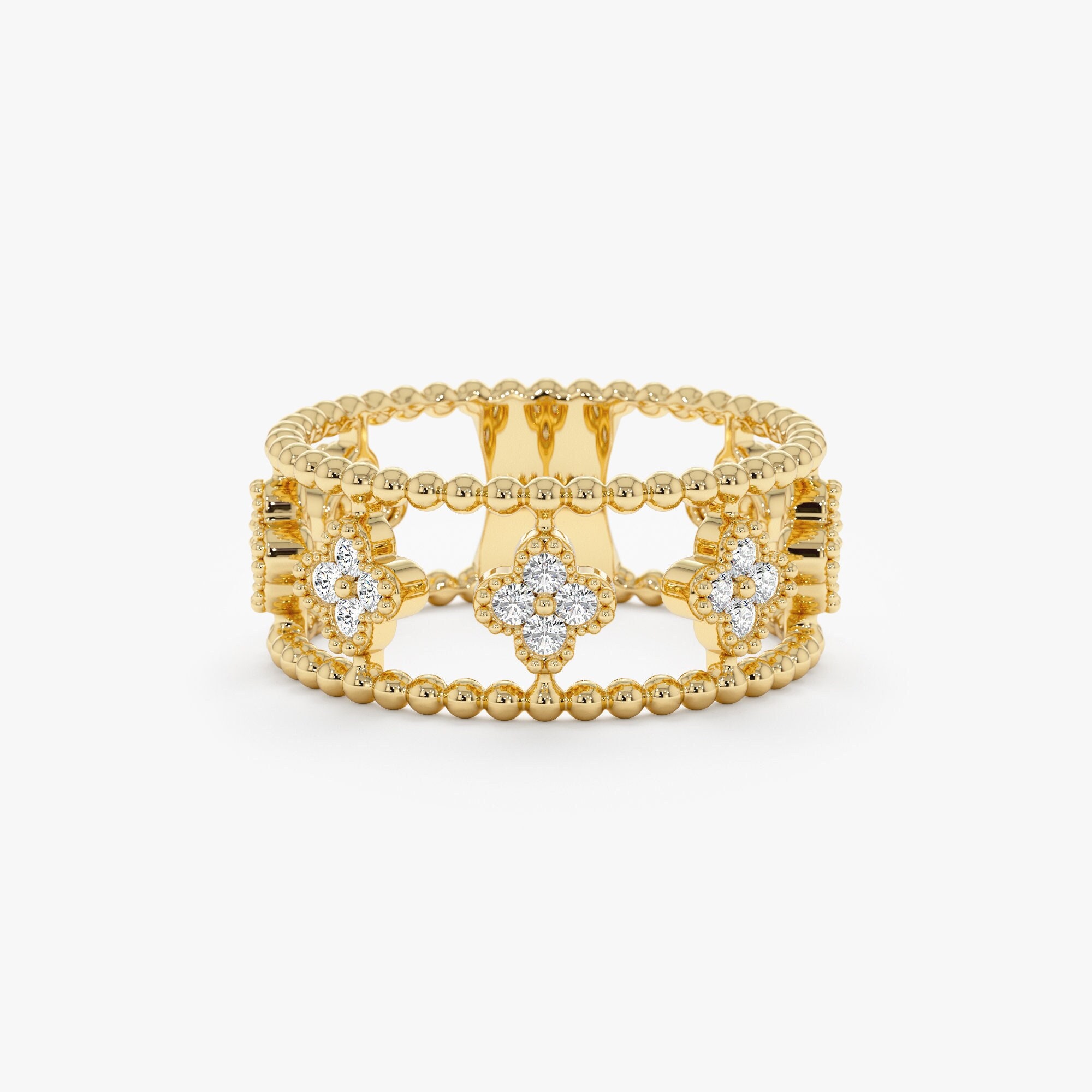 Clover Perlee Ring
