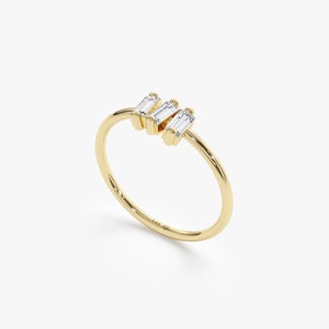 minimalist design proposal band with diamonds