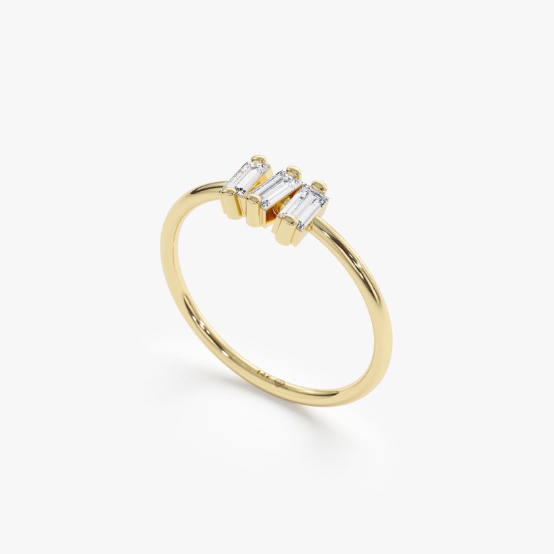 minimalist design proposal band with diamonds