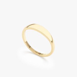 ethically sourced minimalist dome band in 14k or 18k gold