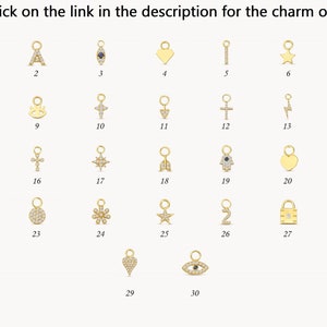 handmade diamond and plain gold earring charms