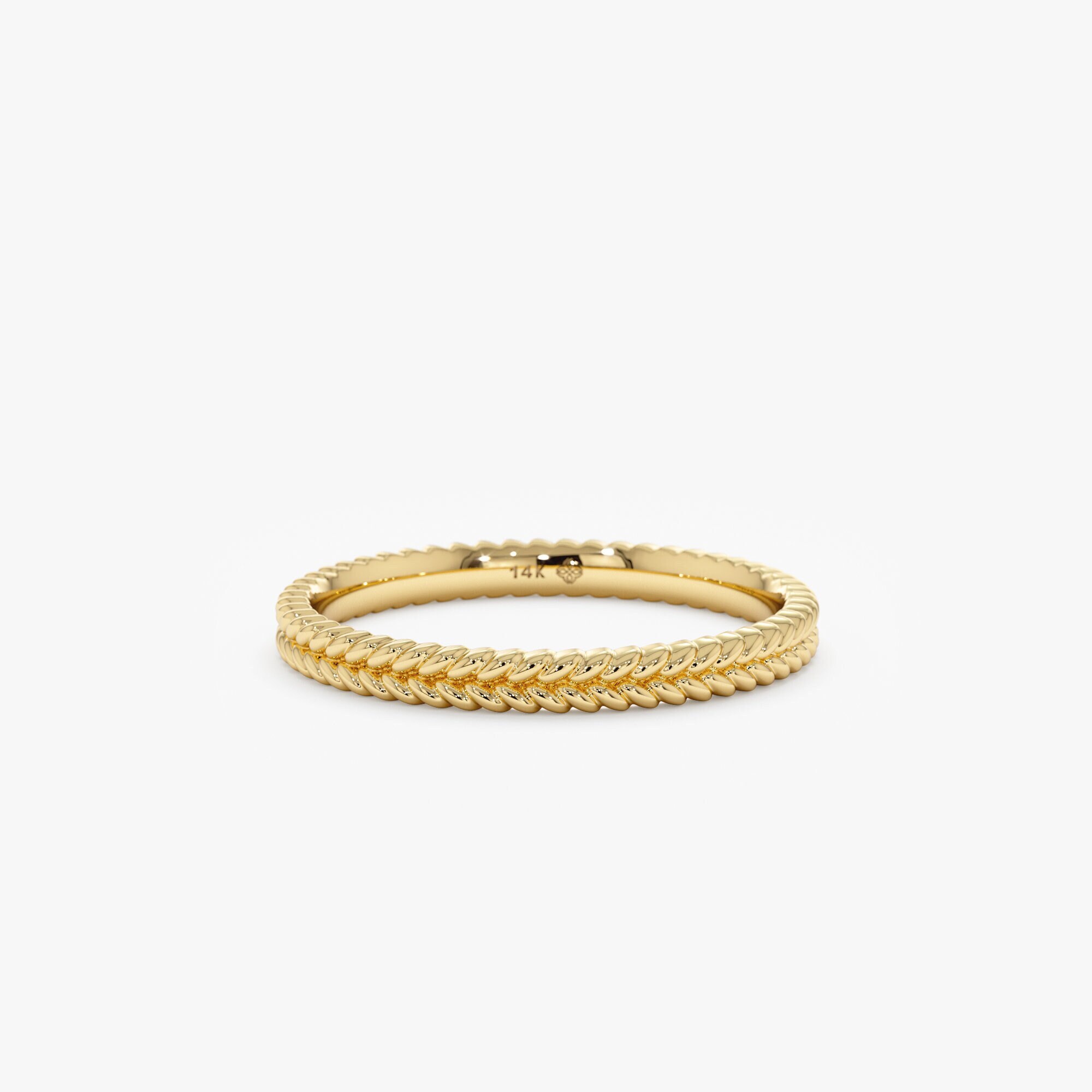 緑と18金の三角形デザインリング、専用です❗ Brass With 18K Gold Twist Knot Statement Rings Solid Ring