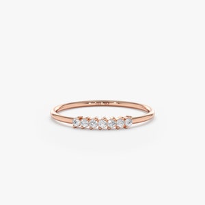 Rose gold delicate ring