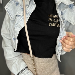 Future Mrs Top, Bride to be Crop, Bridal Loungewear
