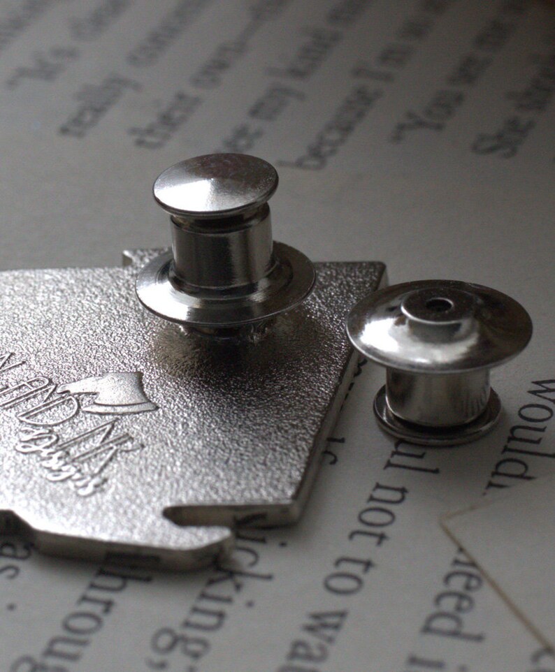 Secure Locking Pin Back For Enamel Lapel Jacket Pin Badge Etsy