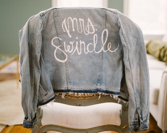Hand Painted Jean Jacket (PAINTING ONLY)