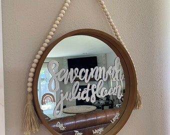 Boho Baby Hospital Door Hanger