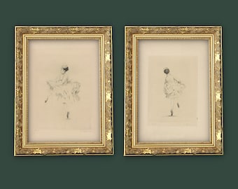 Vintage French Ballet Print Set, 1922 Dance Art (Digital Download)