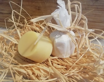 Jabón de invitados de leche de cabra: "Le Bée Bée"