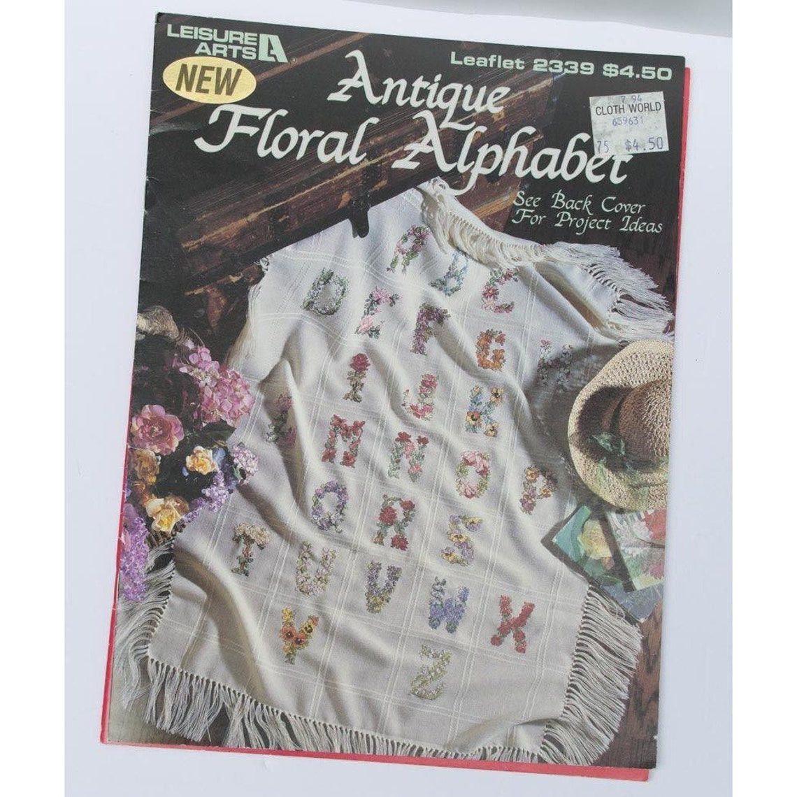 Vintage Lot of 3 Cross Stitch ALPHABET Books Monograms Floral Etsy