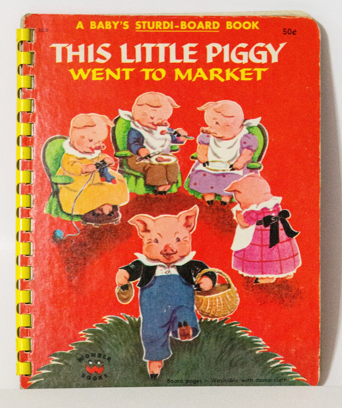 This LITTLE PIGGY Went to Market BOOK Red Pig Babys Etsy