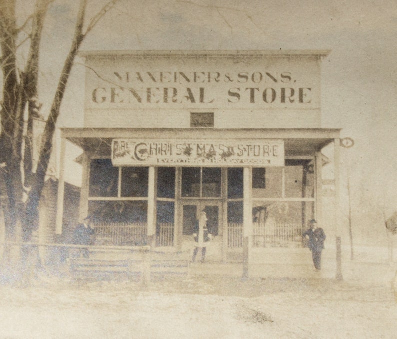 2 Photographs PHOTO MAXEINER & Sons General Store Alton Dorchester