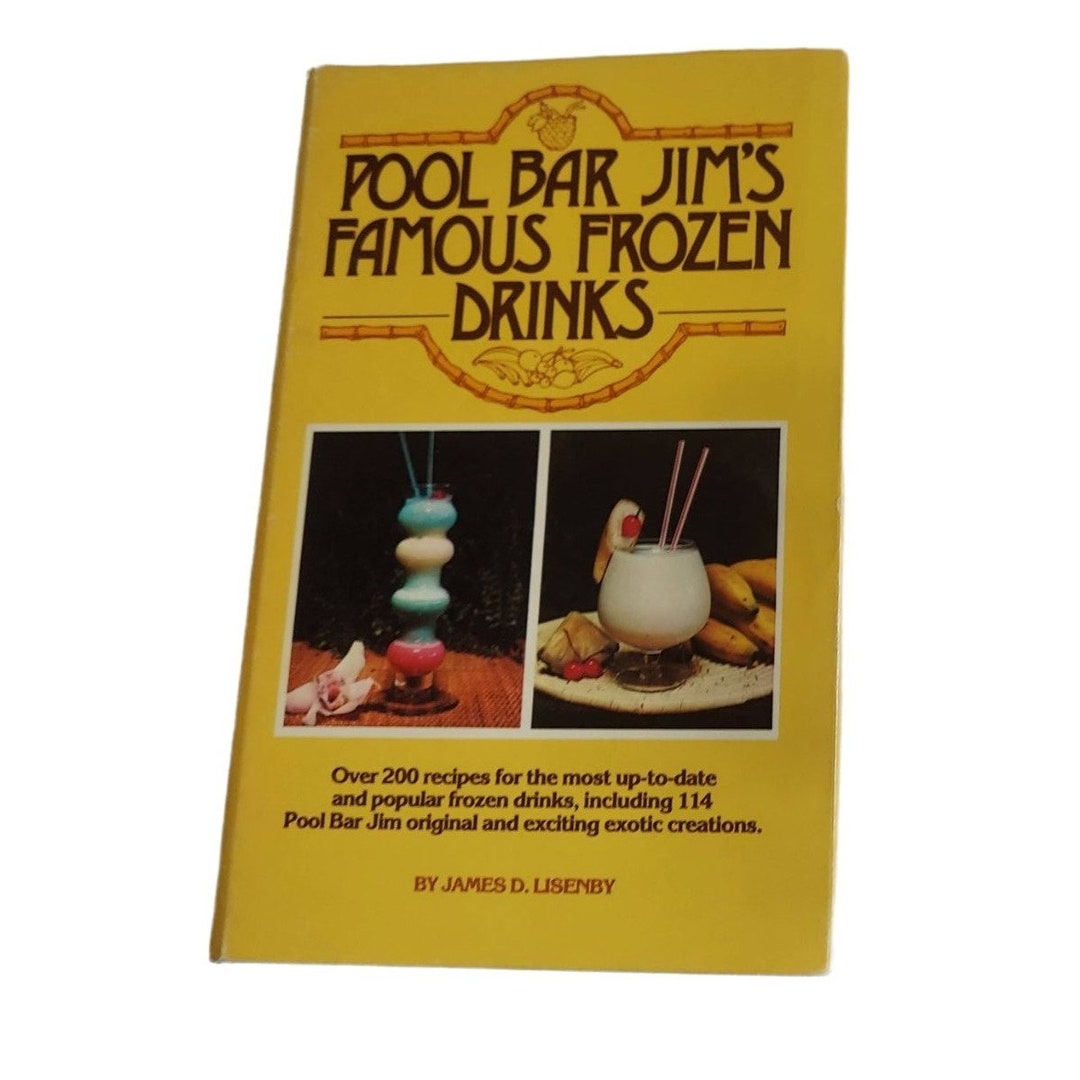 Pool Bar Jim's Famous Frozen Drinks Recipes Cocktails Etsy