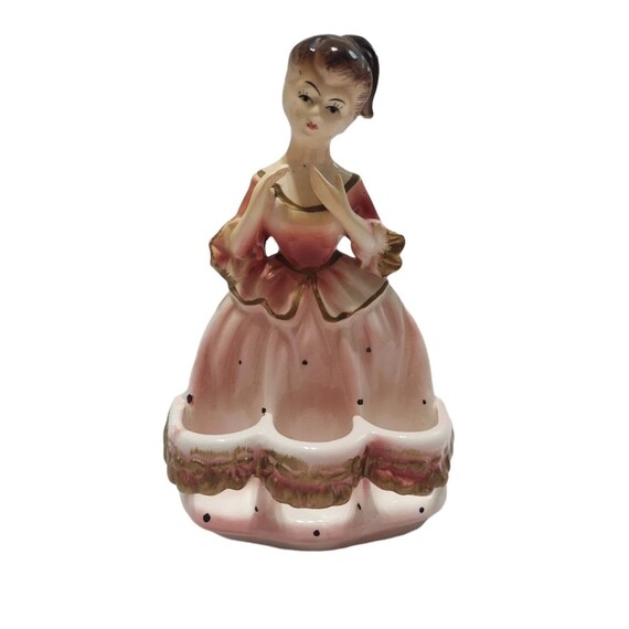 Chadwick Lady Pink LIPSTICK HOLDER Ceramic Holds … - image 6