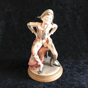 Guiseppe Armani Capodimonte Jester / Clown Figurine