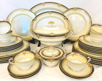 Vintage Noritake Sandhurst Bone China Dinnerware, 48-piece Set
