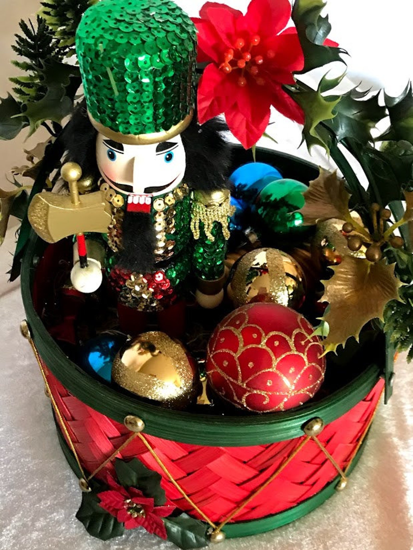 Set of Decorative Nutcrackers With Drums Etsy