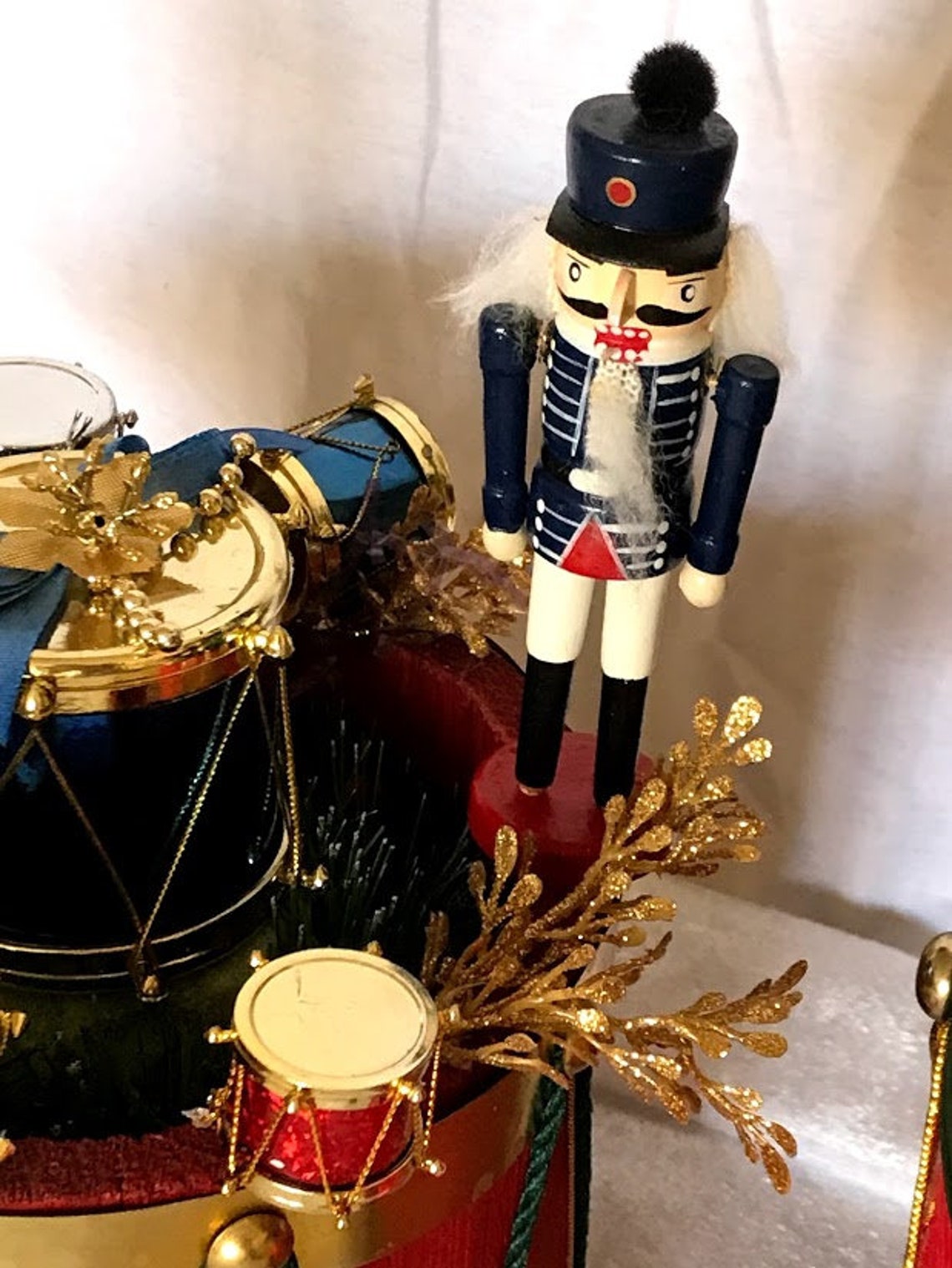 Set of Decorative Nutcrackers With Drums Etsy