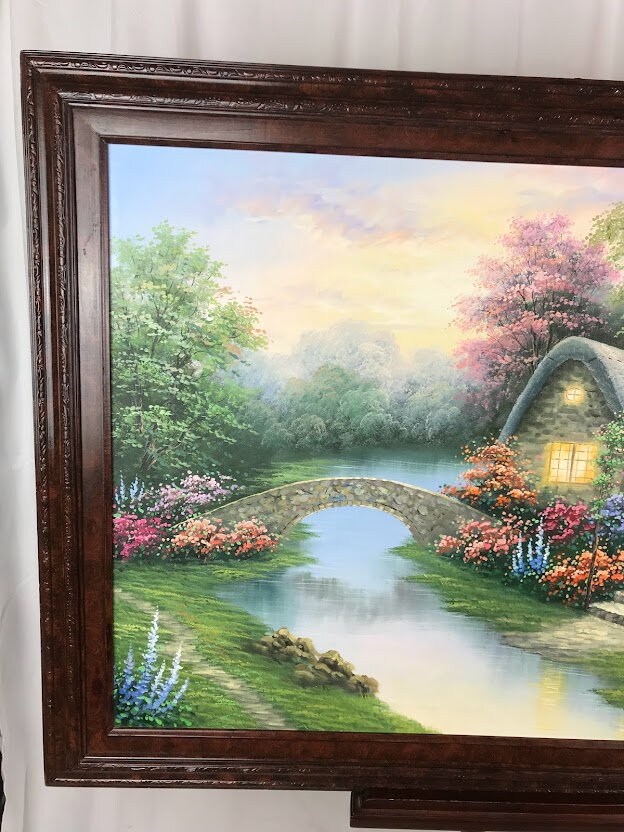 Cottage of Light Original Oil Painting by C Jaffey Etsy