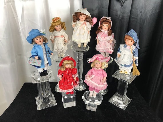 The Days of the Week Porcelain Doll Collection, Seven Dolls by