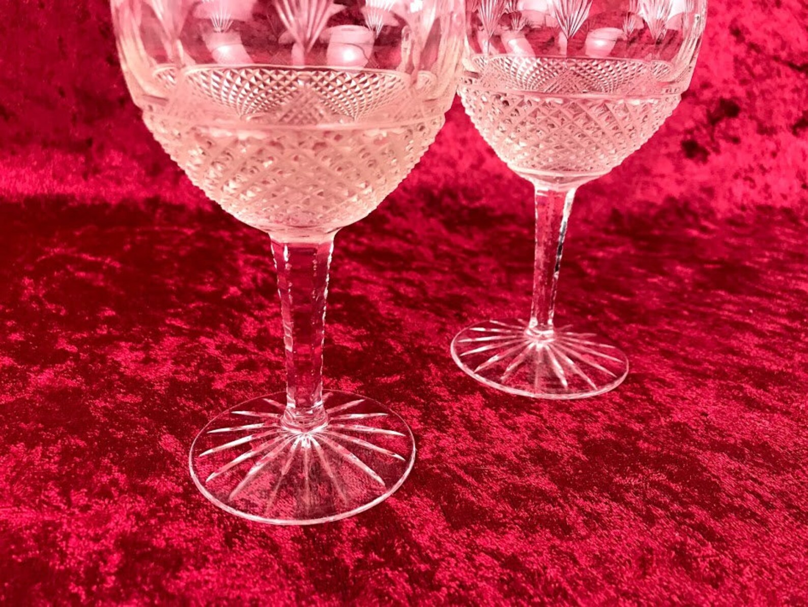 Rare Tiffany by Gilbert Wine Glasses Etsy Singapore