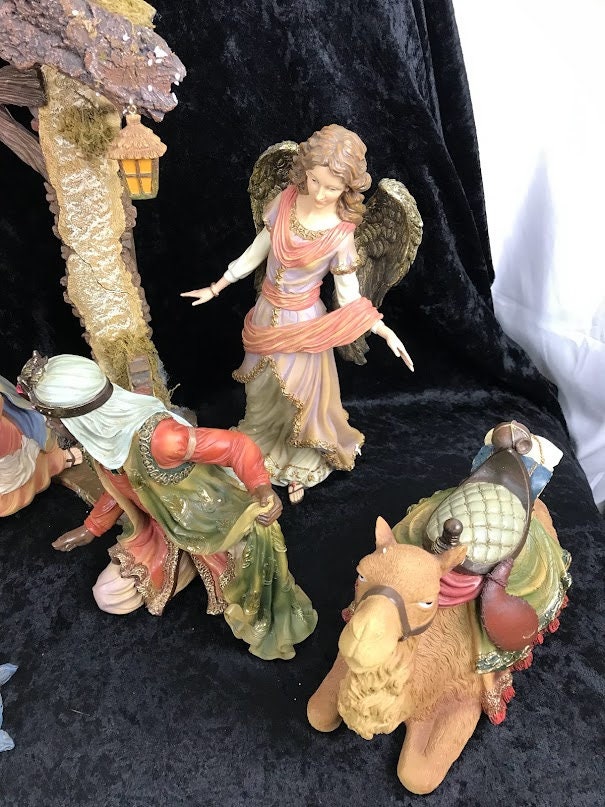 カークランドシグネチャー キリスト降誕セット　クリスマス アンティークスタイル カークランドシグネイチャー テーブルトップ ネイティビティセット