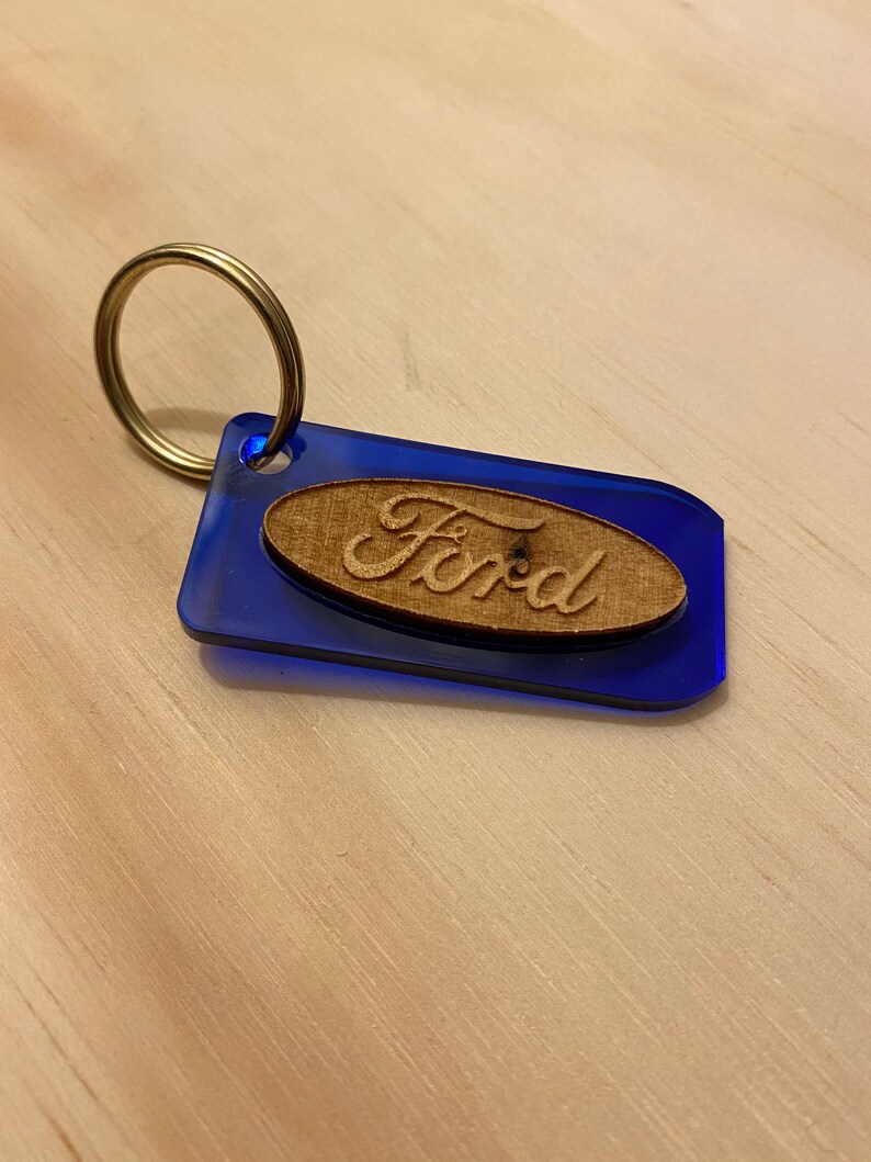 Ford Keychain Etsy