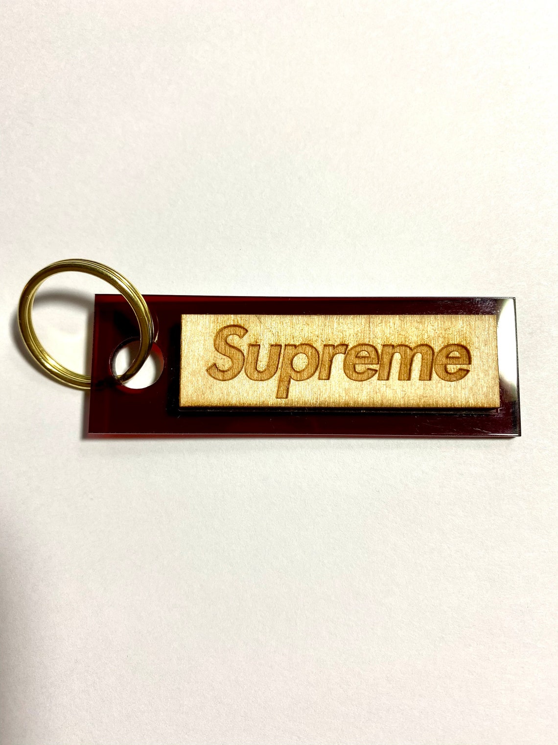 Supreme Keychain Etsy