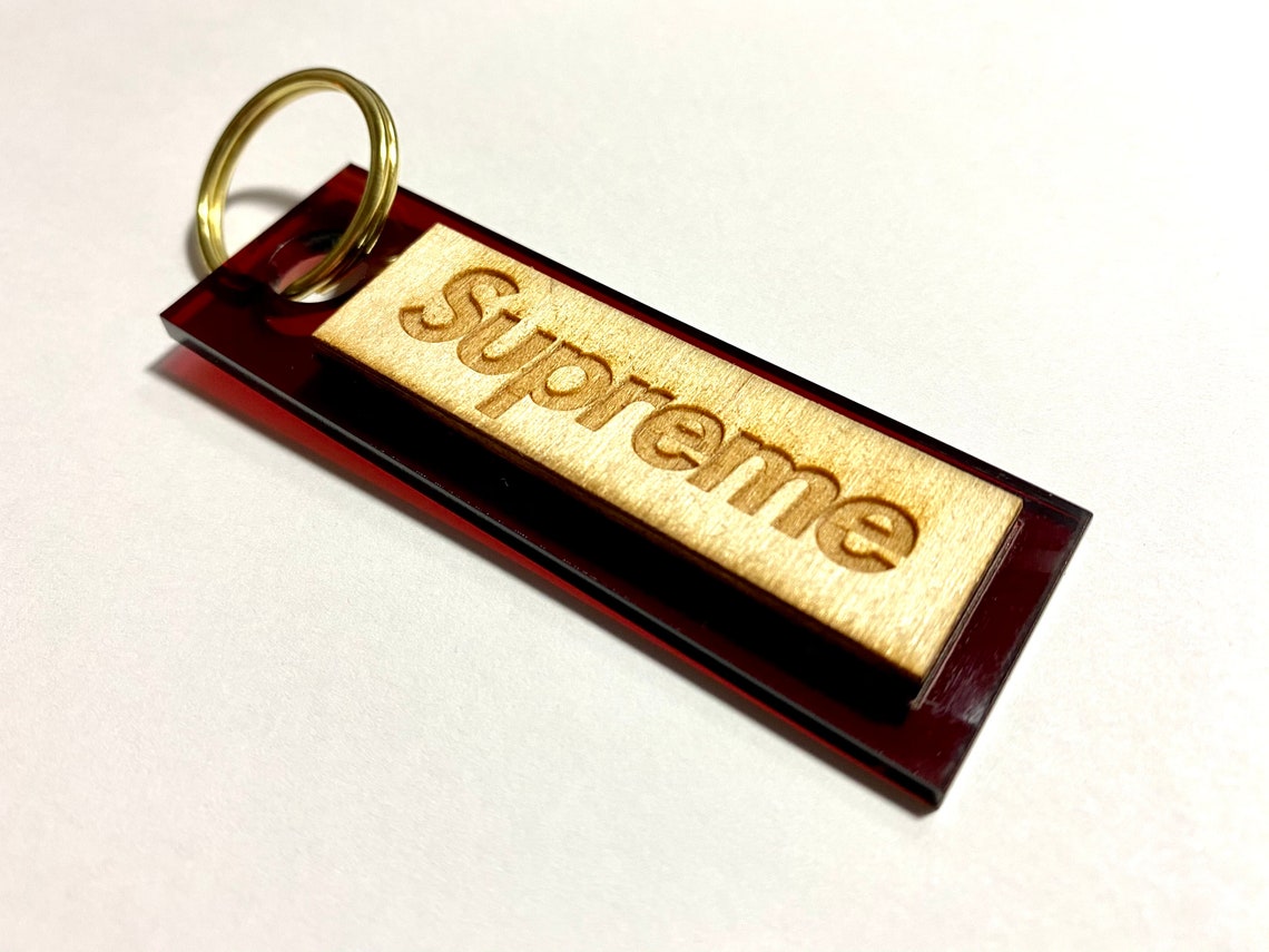 Supreme Keychain | Etsy