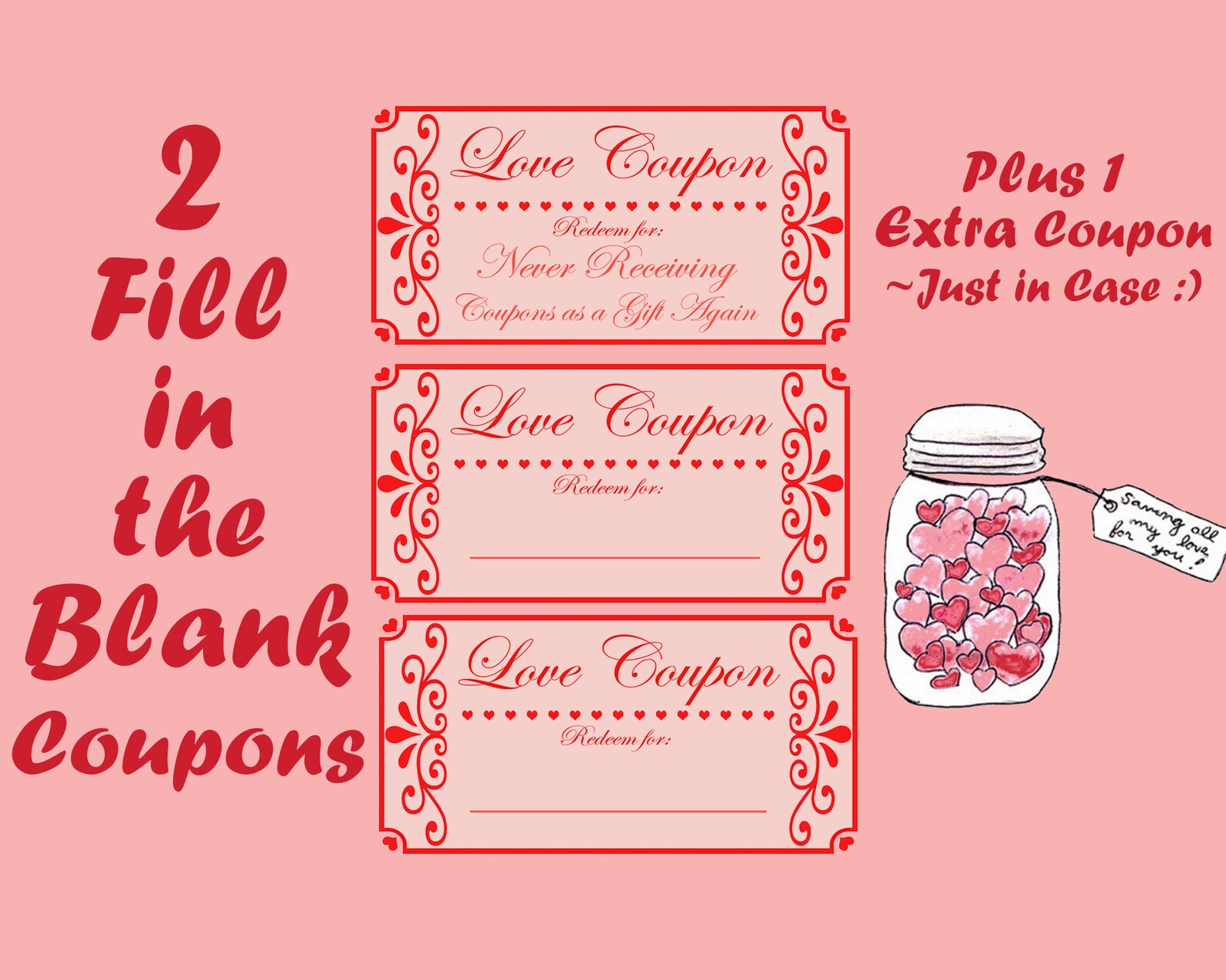 Love Coupon Book, Printable Love Coupons, Romantic Coupon Book, Naughty ...