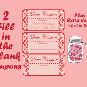 Love Coupon Book, Printable Love Coupons, Romantic Coupon Book, Naughty ...