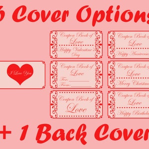 Love Coupon Book, Printable Love Coupons, Romantic Coupon Book, Naughty Coupon Book, Valentines Coupons, Printable Coupons, Anniversary Gift image 5