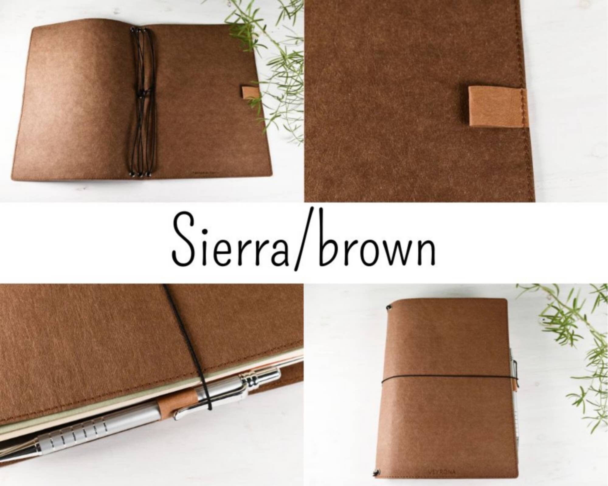 Handmade Travel Notebook Cover in Ecological Washable Paper Etsy