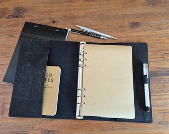 Minimalist cork binder,  Budget binder, Several colors and sizes available, Personalized handmade gift