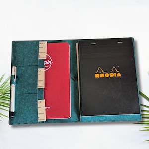 Handmade notepad holder in washable paper, Various colours and sizes, Customisable notepad holder
