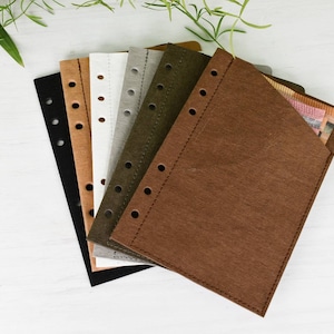 Cash envelope for binder, Sold individualy or in packs of 5 or 10 envelopes,  Save money easily, Several colors available